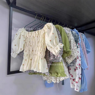 Summer 1688 inventory clothing Korean version of short sleeve T-shirt clothing women's clearance 3 yuan stall Alibaba wholesale
