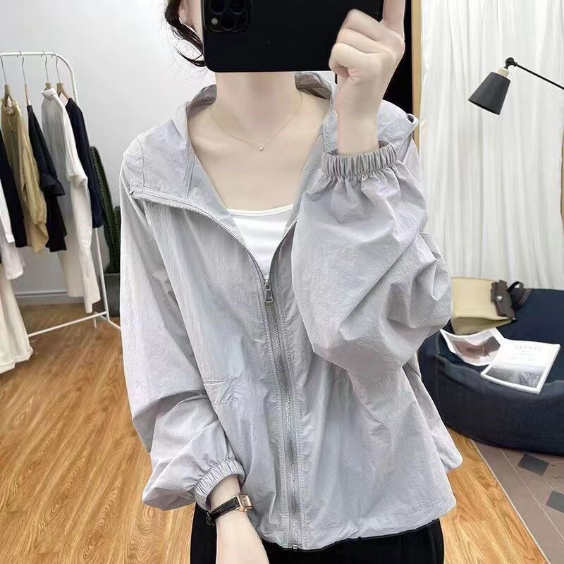 Thin Hooded Loose-Fitting Sun Protection Clothing for Women 2026 Uv Protection Clothing Sun Protection Cardigan Upf40 Sun Protection Clothing for Women Summer Thin Hooded Loose-Fitting Sun Protection Clothing for Women 2026 Uv Protection Clothing Sun Protection Cardigan Upf40 Sun Protection Clothing for Women Summer