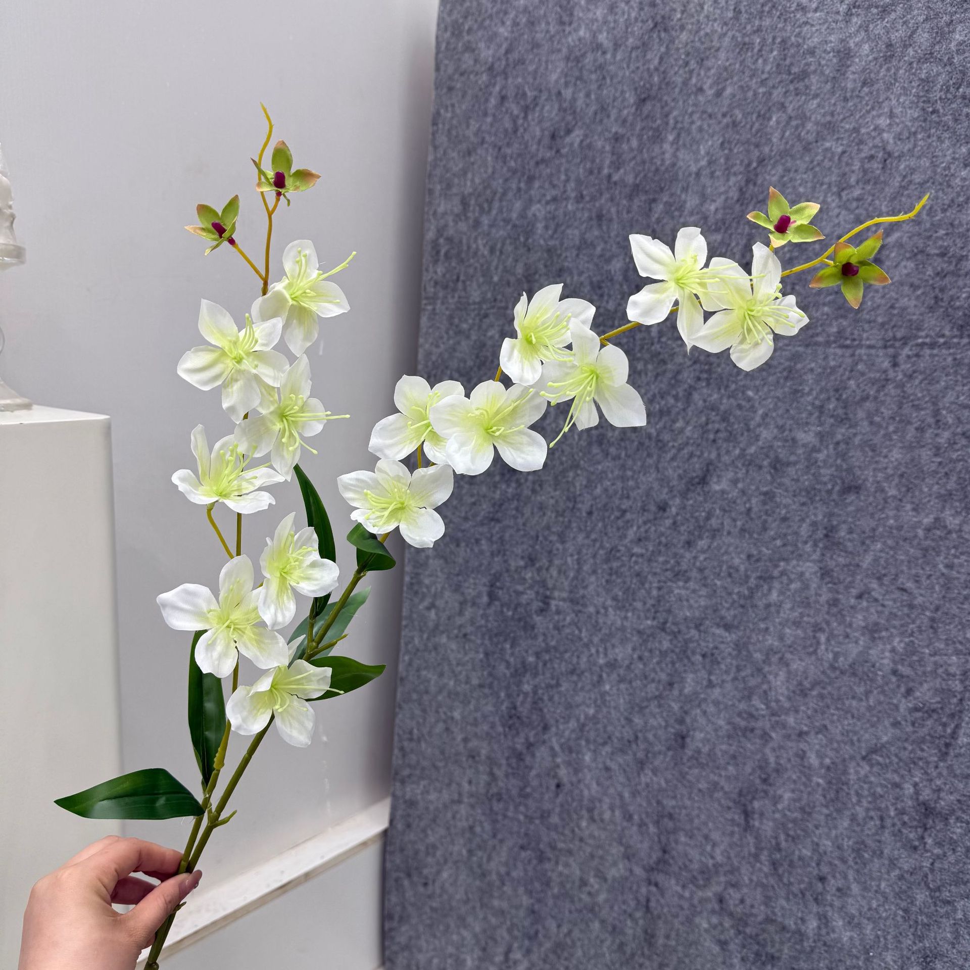 Molly Jasmine 2 tenedores-blanco lechoso