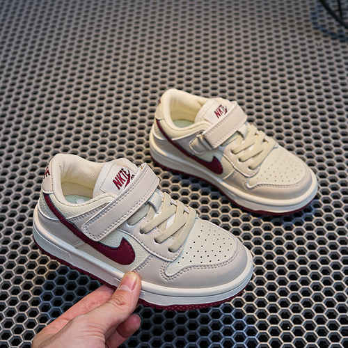 Children's sports shoes casual shoes white shoes 2024 spring and autumn new boys low-top board shoes breathable girls single shoes