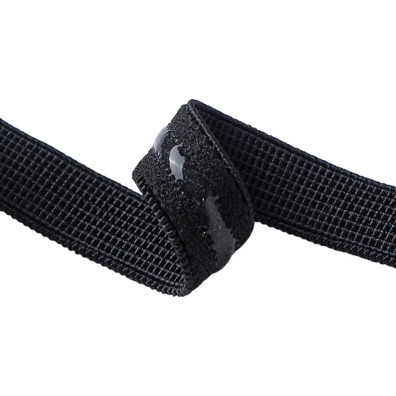 Оптовая продажа 416 цветов 1 см цветной нескользящий эластичный черно-белый силиконовый нескользящий резиновый нижнее белье эластичный плечевой ремень