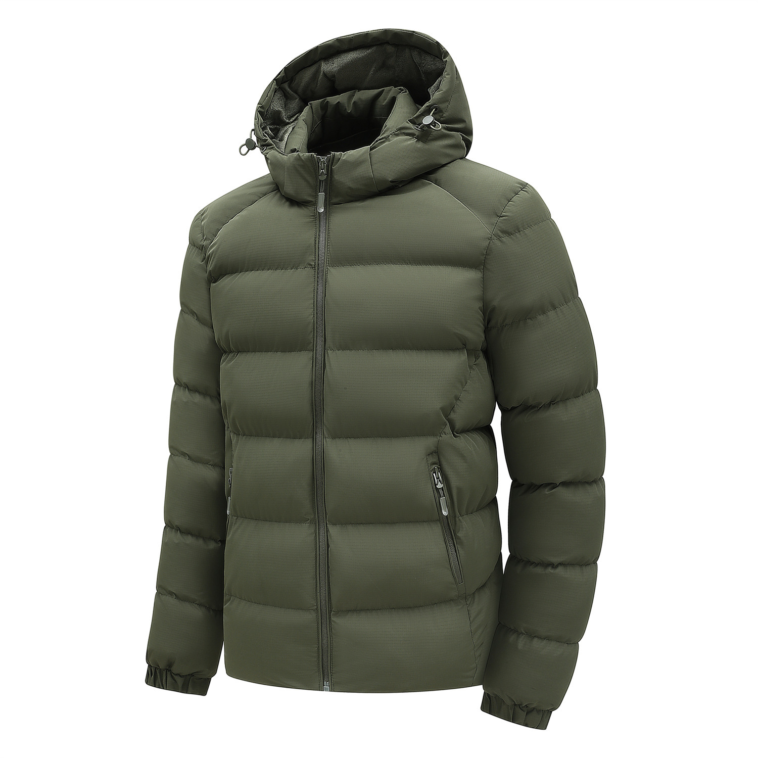 Transfronteriza mayorista de moda moda de algodón de pluma de hombre ocio grueso costilla chaqueta de algodón cálida chaqueta de comercio exterior chaqueta de algodón