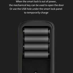 S811 Hot-Selling One-Grip Indoor Door Lock Tuya App Control with Fingerprint Password Card Smart Lock