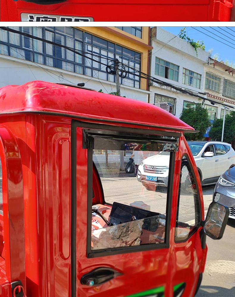Rain and Sun Protection Canopy for Small Cars, Electric Tricycles, and Four-Wheel Vehicles; Straight Type Rain and Sun Shield; Rain Cover; Rain Canopy; Rain Shield