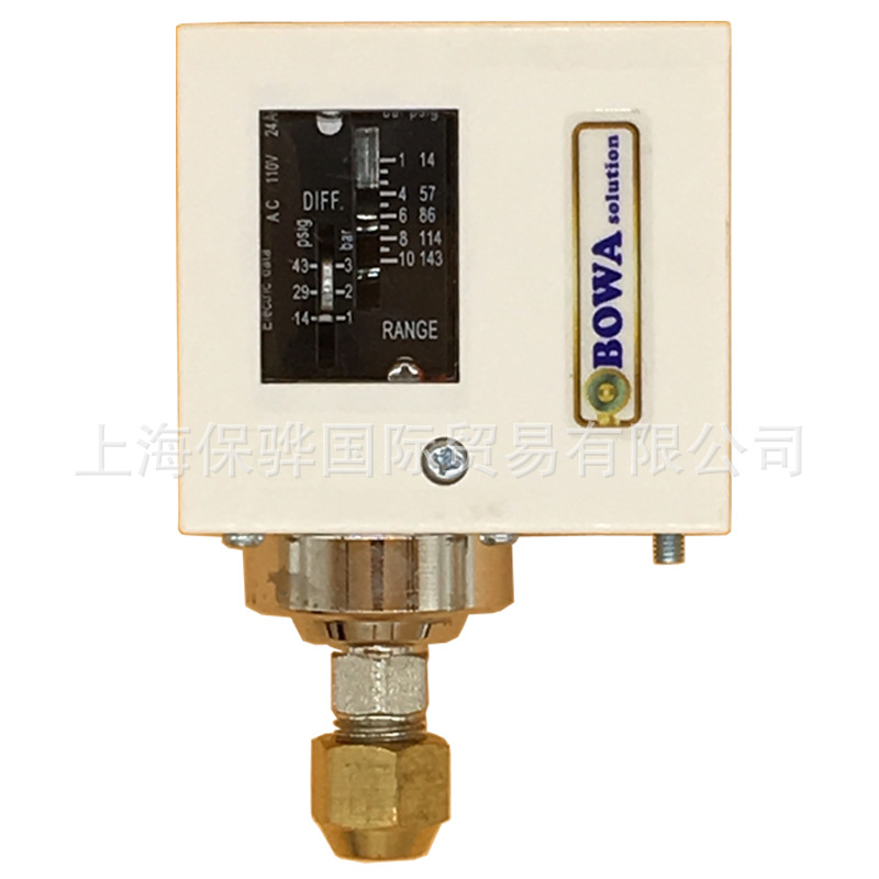 0~10bar自动复位压力开关用于楼宇或区域供暖水泵100米扬程内限定