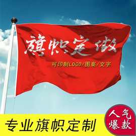 旗帜定做团队旗子班旗定制导游旗注水旗加厚彩旗户外广告印花单面