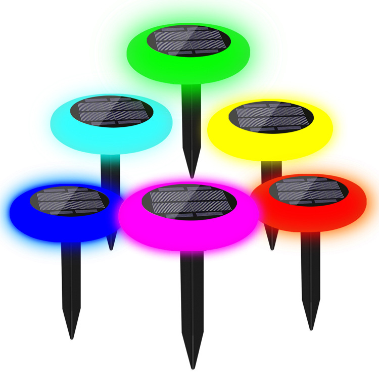 Luces solares a la deriva de agua Luces coloridas Luces decorativas Luces de piscina de natación Vista de jardín de villa Luces de jardín Luces de piso al aire libre