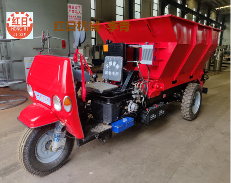 厂家供应1方双圆盘三轮撒粪车  农用三轮自走式撒肥车