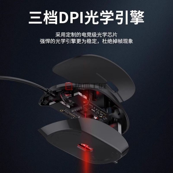 ビジネス オフィス マウス 有線 1mUSB ホーム 1 ホット ブラッド クラフトマン/DN02|undefined