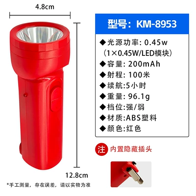 Strong Light and Long Range, Small UV fənərlər - 08953-red