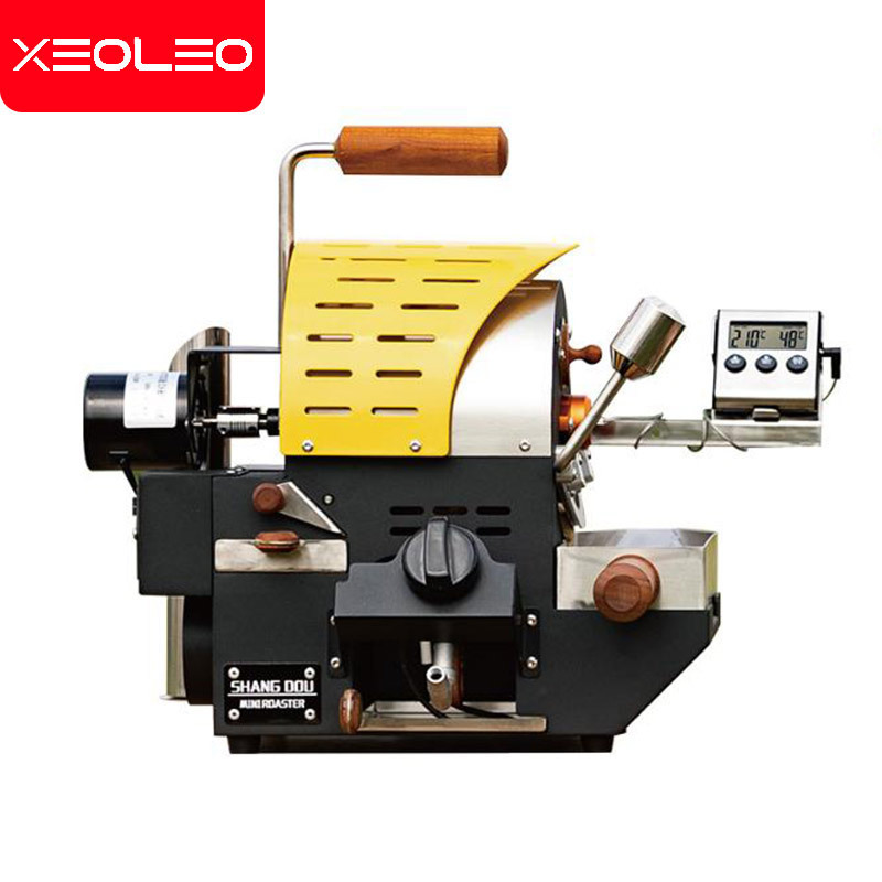 Xeoleo Coffee Bean Roaster, Semi-Hot Air and Semi-Direct Flame Gas Version, Outdoor Bean Roaster, No Electricity Needed, 100g Small Size