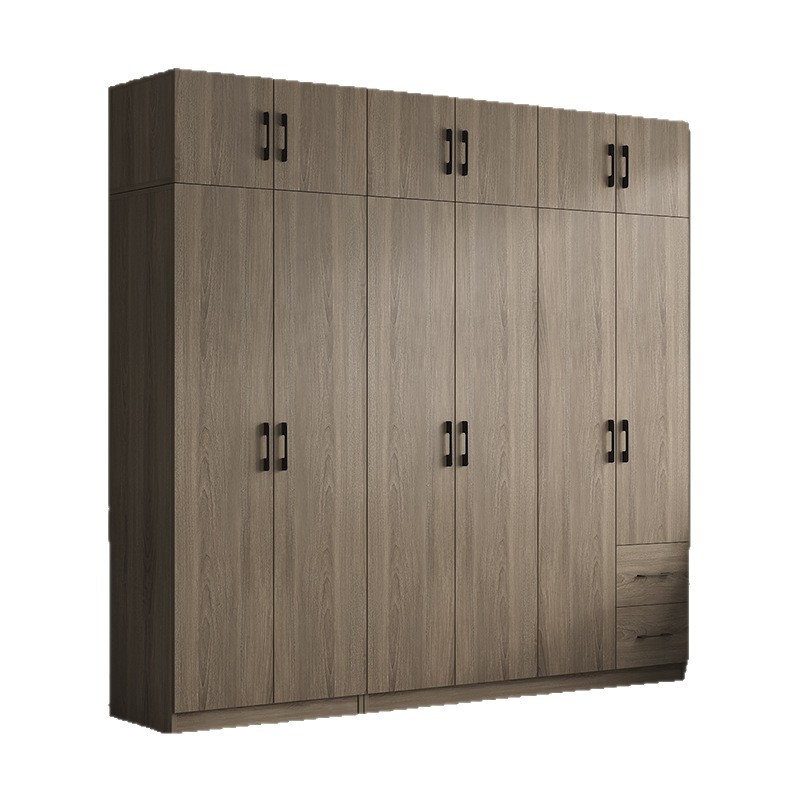 Armario de almacenamiento combinado dormitorio doméstico moderno simple de gran capacidad pequeño tipo de alquiler de habitaciones almacenar armario de puerta abierta image 6