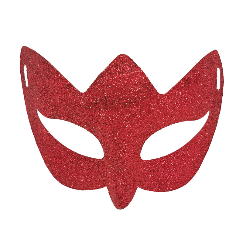 Carnaval máscara de alto valor veneciano máscara de baile polvo brillante esmaltado retrógrado máscara de mitad de cara King Eye Mask