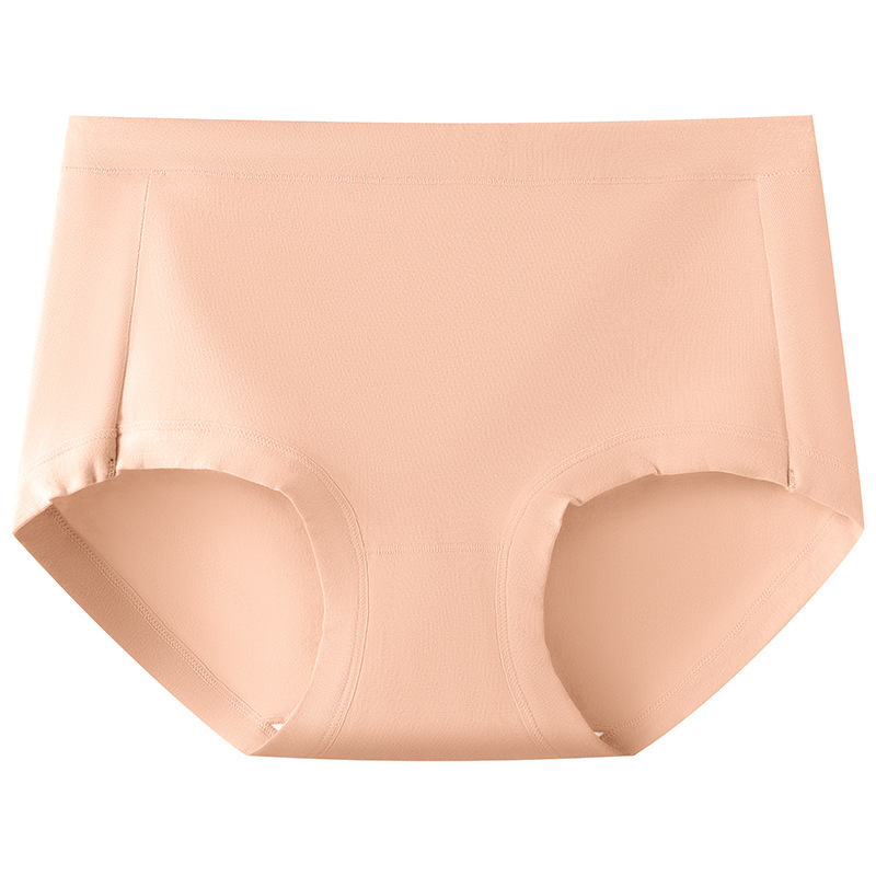 Xinjiang ropa interior de algodón de fibra larga para mujer, algodón puro, entrepierna de algodón, antibacteriano, sin costuras, cintura alta, pantalones cortos para niñas de gran tamaño, mm gordos