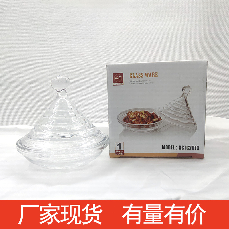 European -style luxury crystal glass sugar tank storage jewelry…