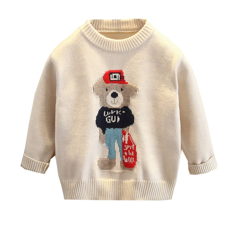 Summer clothing, demi-season sweater, children's thermal underwear, knitted down jacket, increased thickness