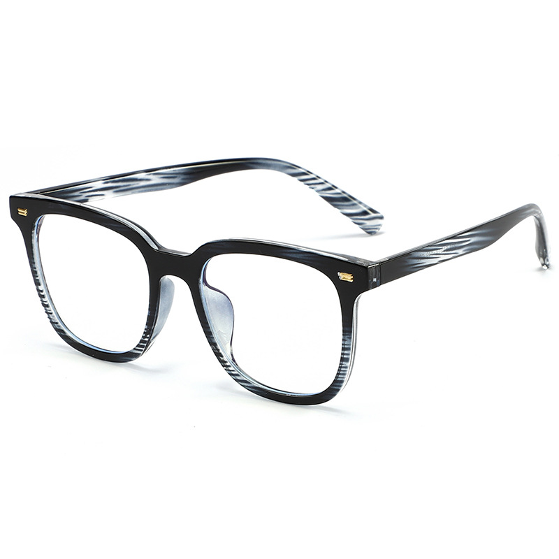 新款方框复古TR90框架眼镜学生电脑防蓝光护目镜时尚素颜平光镜