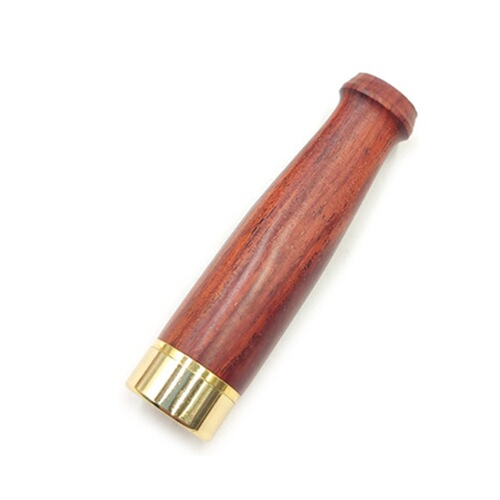 Natural red rosewood golden sandalwood circulating rod cigarette holder filter washable filter cigarette holder pipe wholesale