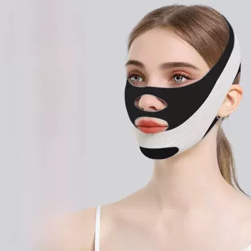 New cross-border plastic face bandage V face artifact plastic face mask lifting and tightening lifting drooping double chin French pattern