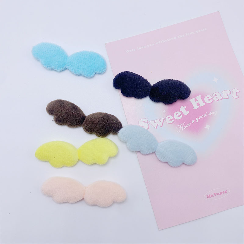 초음파 엠보싱 DIY 봉제 천사 날개 어린이 헤어 액세서리 소재 의류 Baryon 수제 장식 액세서리