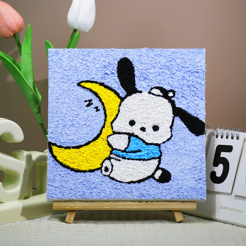 パルプ画diy材料バッグ手作り創意装飾画小学生充填画屋台半製品セット|undefined