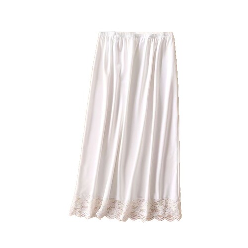 2025 Anti-see-through Lace Underwear Skirt Anti-static Underwear A-line Skirt Knee-length Liner Skirt