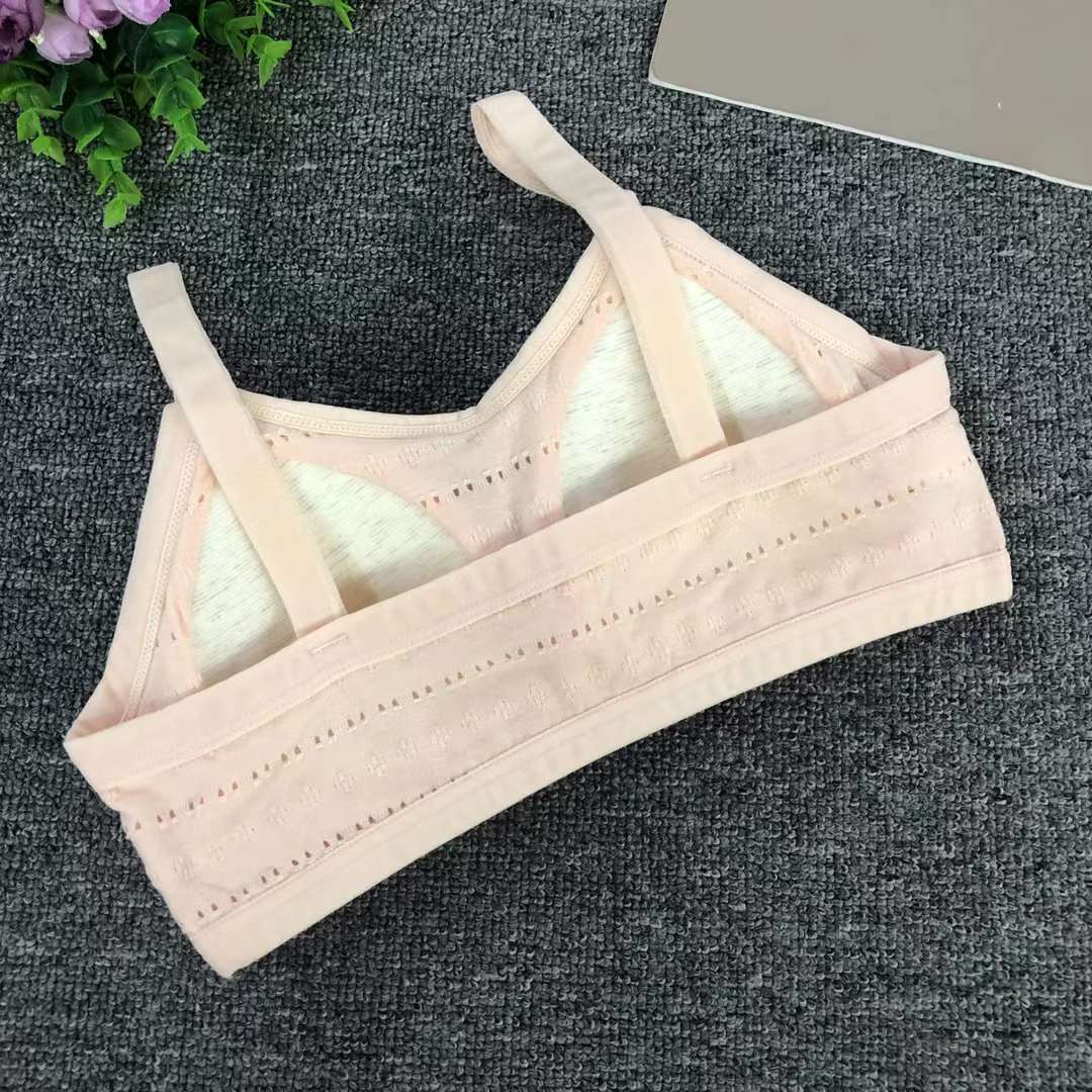 Nuevo chaleco sin costura de alta elasticidad fija copa de mujer chaleco sin anillo de acero sujetador de encaje ropa interior deportiva mujer al por mayor