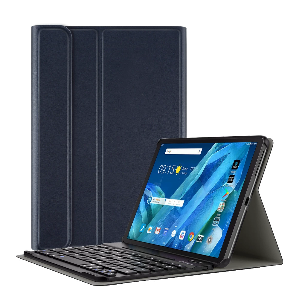 Чехол с клавиатурой, совместимый с Lenovo, защитный футляр с подставкой, 10.3", Bluetooth