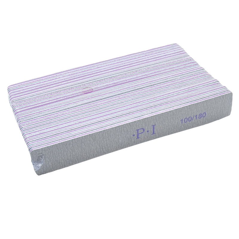 Tira para frotar uñas, lima de uñas, tira de pulido, herramienta para quitar y dar forma a las uñas, tira de arena, rombo, cuadrado de media luna