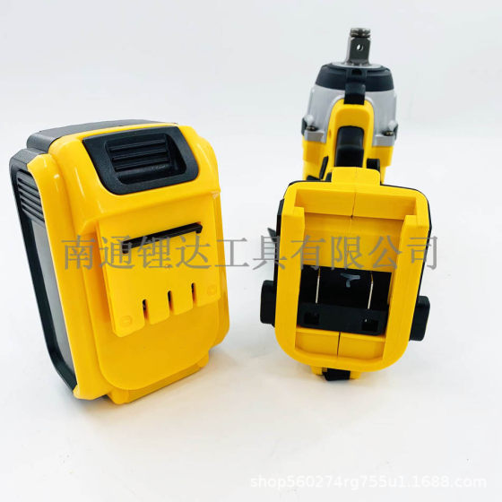 Foreign trade brushless new Dewei electric wrench large torque lithium battery impact wrench auto repair scaffolder sleeve air gun