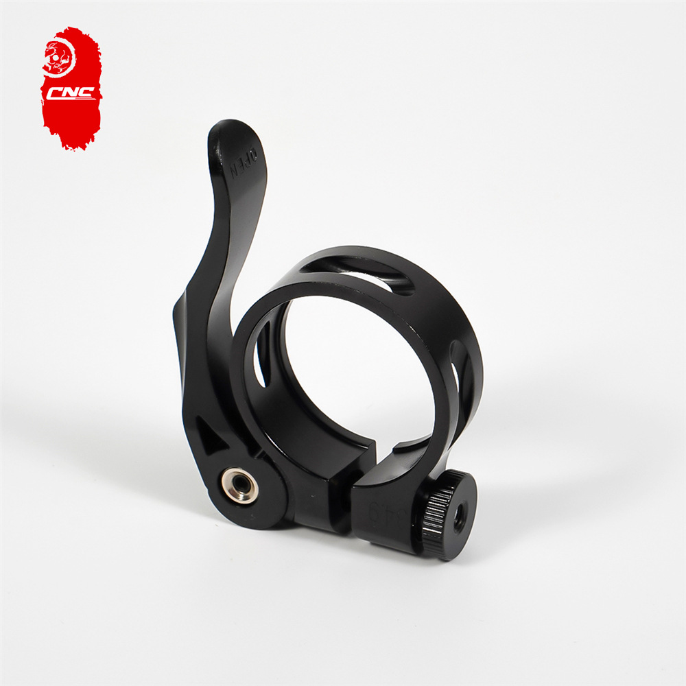 CNC carretera bicicleta de montaña abrazadera de asiento 31,8mm Abrazadera de asiento de aleación de aluminio 34,9mm varilla de asiento de bloqueo de liberación rápida