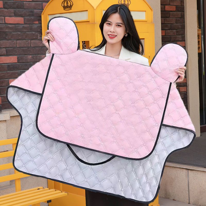 패턴 없음 [피부 친화적인 안감 + 포켓 + 랜야드] 핑크