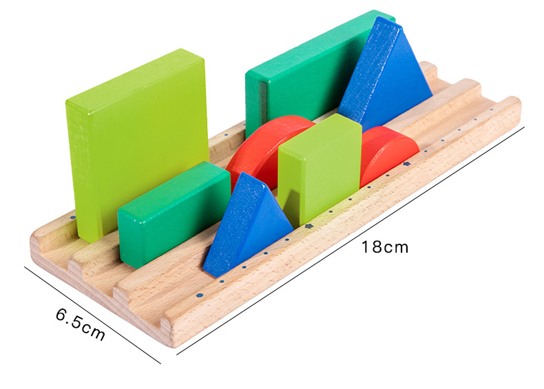 Teaching AIDS for 2-3-year-old children's spatial imagination, three-dimensional perception, eye-level cognition, building blocks, geometric shapes and colors detail image 15