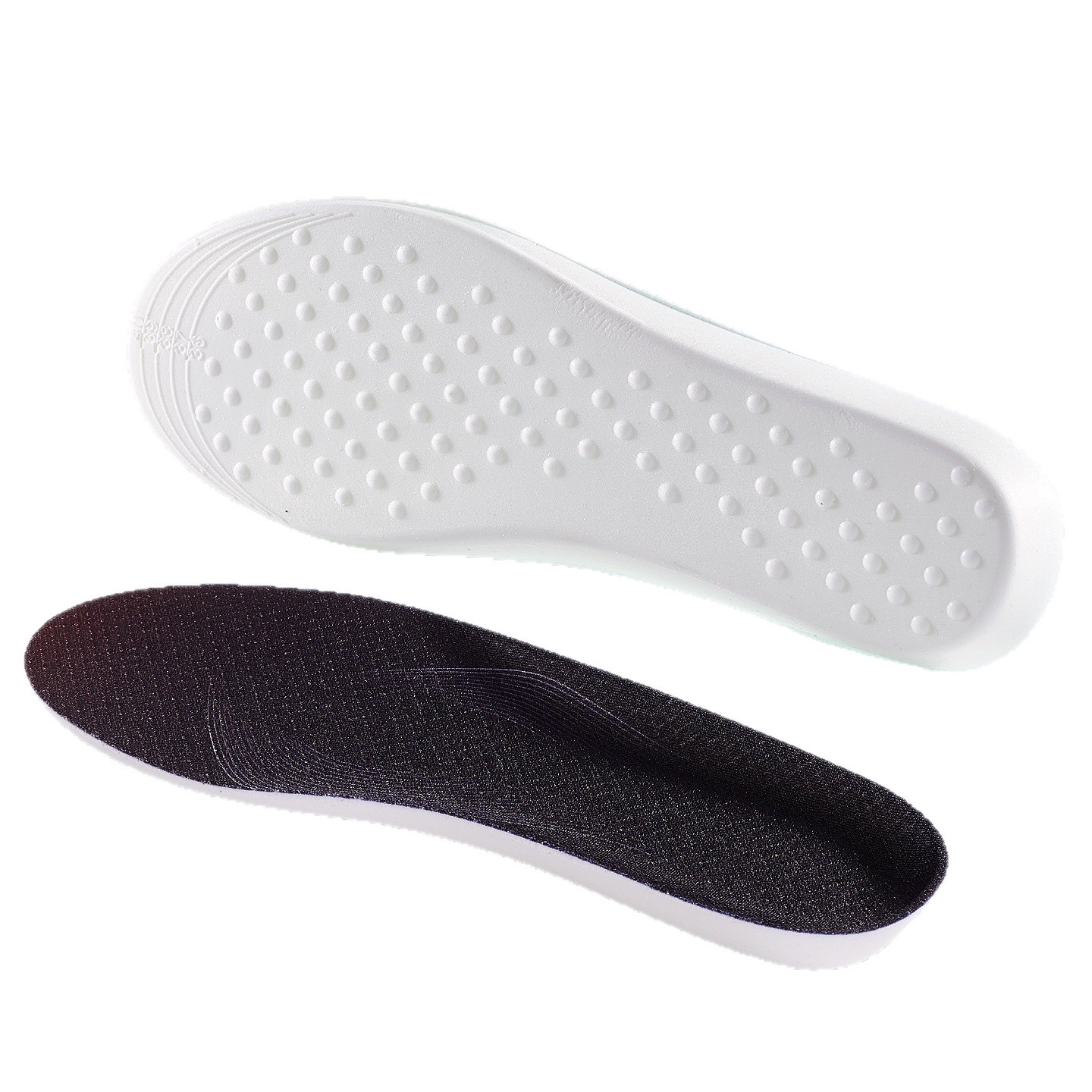 Planta de zapatos deportivos PU para hombres y mujeres absorbe sudor, transpiración, antiolor, antideslizante, piso suave, sensación de pedazos gruesos, amortiguación, planta de zapatos de corte