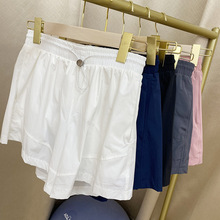 lulu夏季女士運動短褲批發時尚健身假兩件雙層安全褲跑步瑜伽短褲