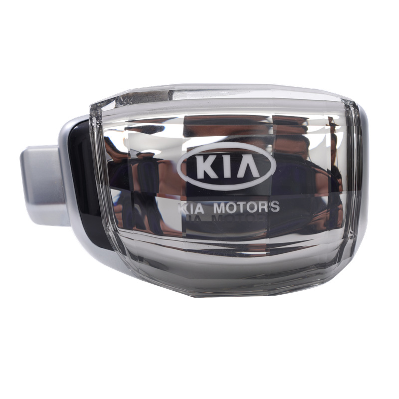 Cabeza de marchas de cristal adecuada para luces de gradiente modernas Kia automóviles modificados cabeza de palanca de cambio accesorios de bola de mano