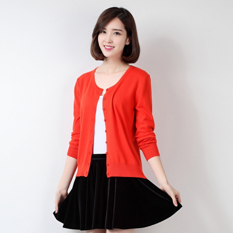 Foreign Trade Exclusive Knitwear for Women, Small Cardigan Outerwear, 2026 Spring New Style, Loose and Versatile Short Coat Sweater