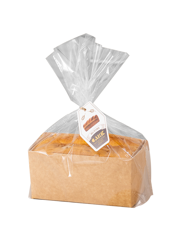 Dorado almohada Qifeng pastel de papel almohada de sabor tostada envasado pan de soporte de papel desechable horneado resistente a alta temperatura