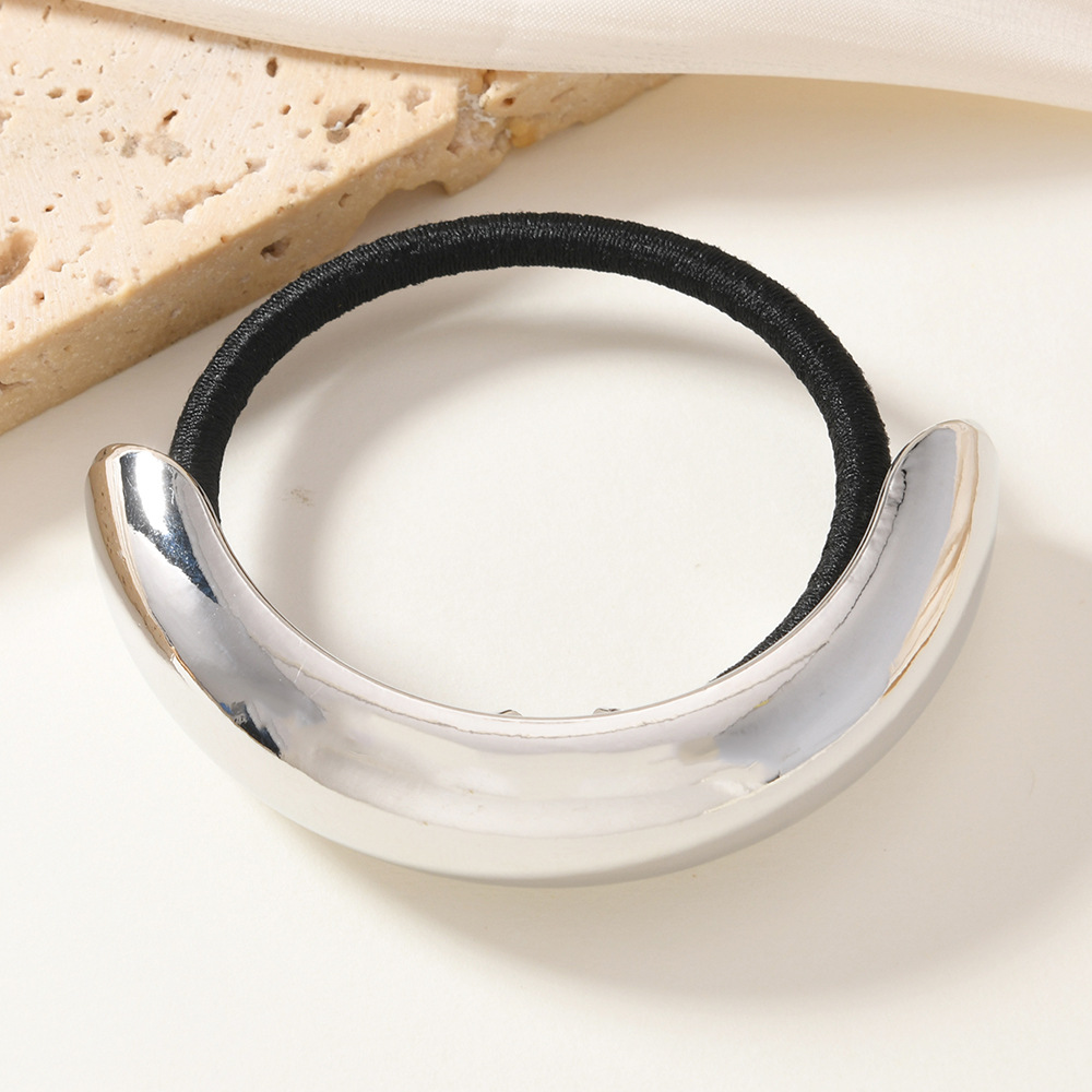 Cuerda para el cabello de metal de viento frío minimalista, anillo para el cabello de aleación, nuevo estilo coreano, coleta de caballo de alta calidad, corbata para el cabello, corbata para el cabello, corbata para el cabello