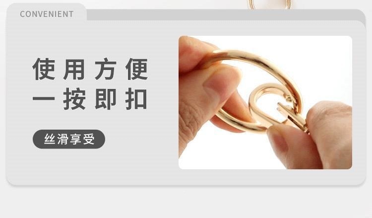 Gold-Plated Cross Buckle Restraint Accessory for Adult Couples — detail image 5