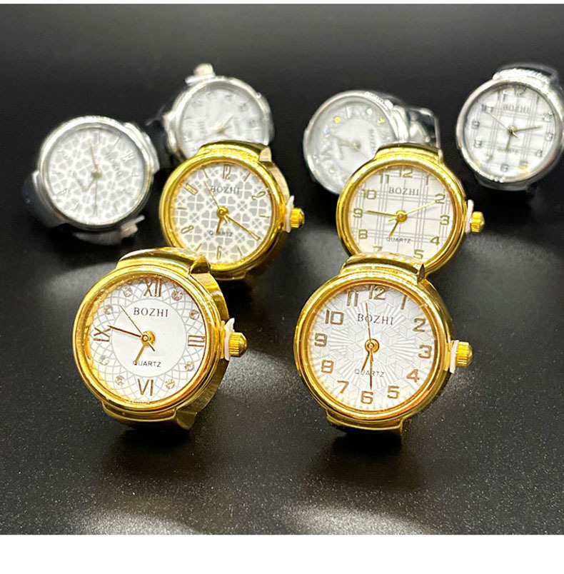 All Seasons Season Unisex Gender Casual, Retro, Classic Style Style Casual Retro Classic Style Geometric Quartz Watch Rings