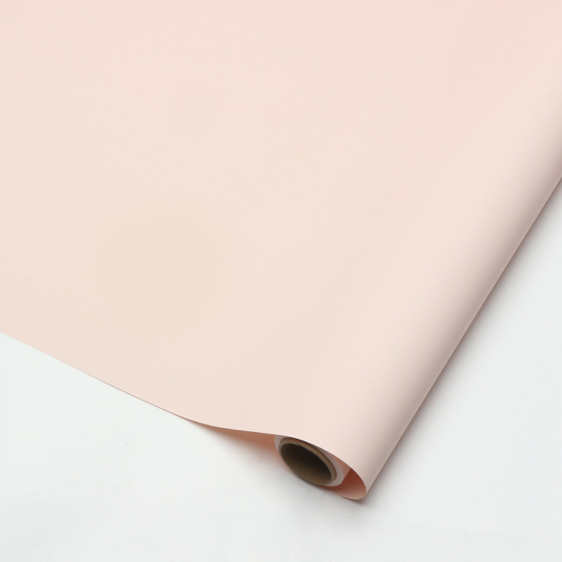 Huaxi Factory Wholesale Comercio exterior transfronterizo al por mayor exclusivamente para rollos de color puro Estilo coreano Chunian Ouya Paper Papel de embalaje de flores