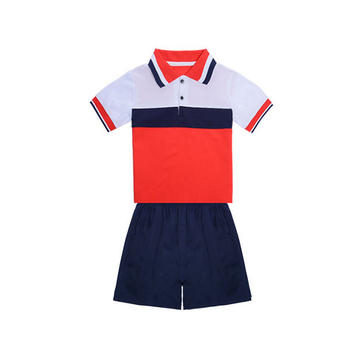 Children's school uniform set primary school uniform summer clothing kindergarten kindergarten uniform sports short sleeve class uniform fashion wholesale