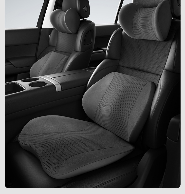 Car Headrest Memory Foam Lumbar Support Neck Pillow Ergonomic Car Seat Cushion Seat Backrest Waist Protector