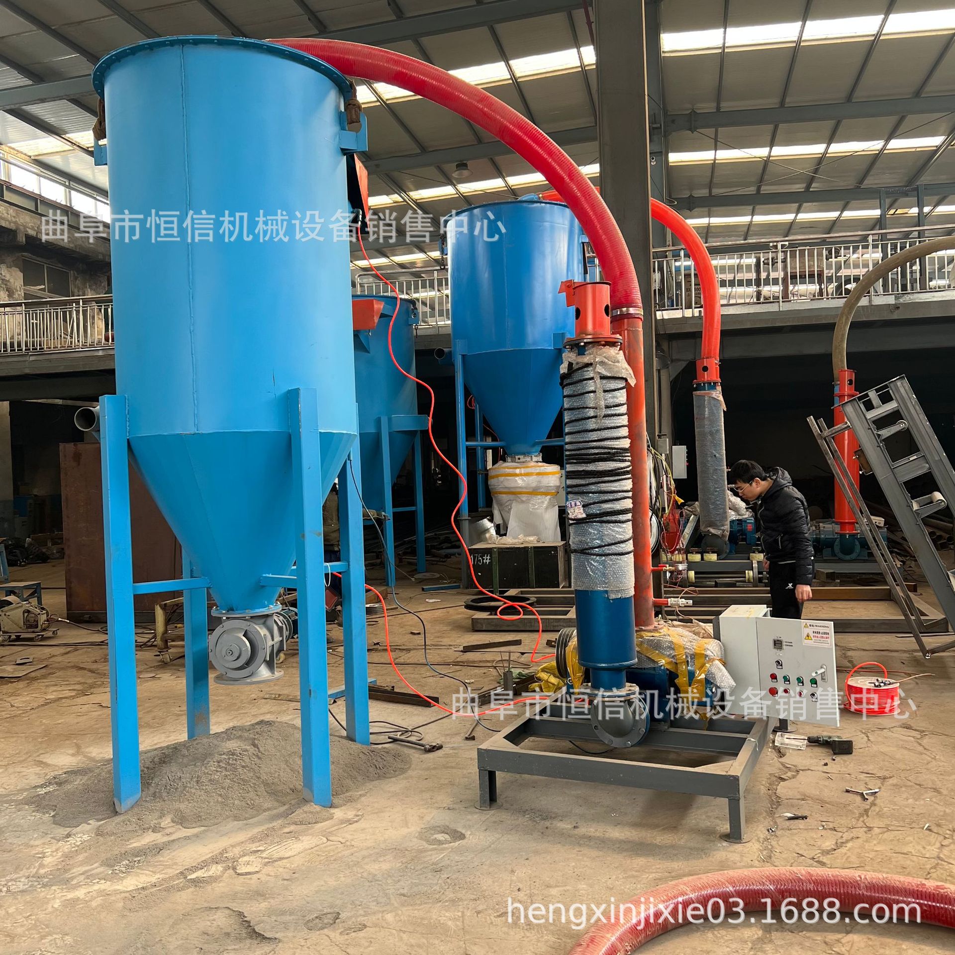 电厂屋顶积灰气力吸灰机zcjb 石英砂机制砂气力吸沙机  恒信直供