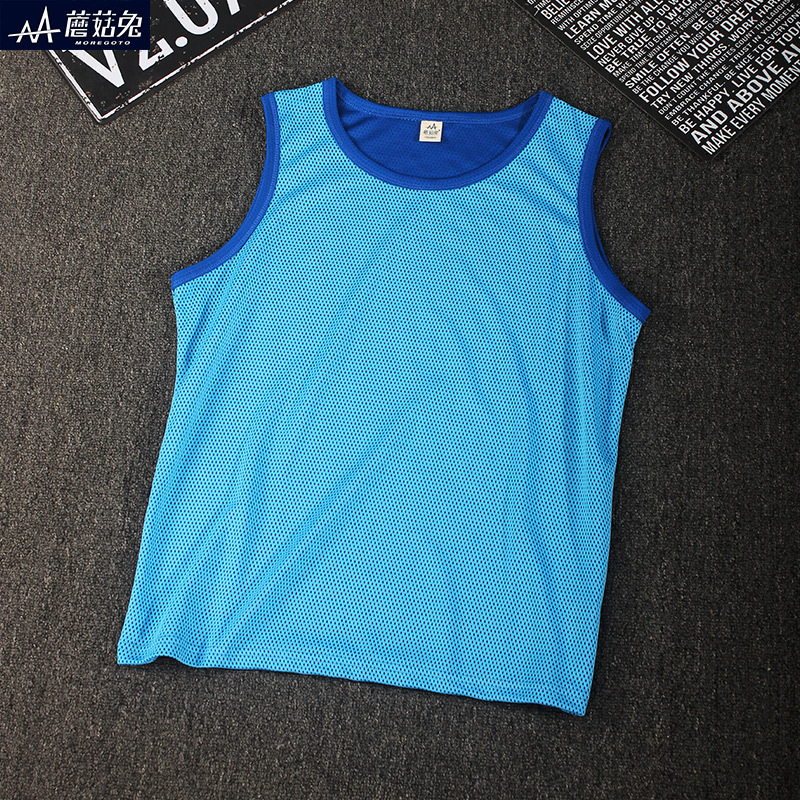 Easy Boy Mesh vest summer Thin section CUHK children Sleeveless motion leisure time Quick drying Add fertilizer