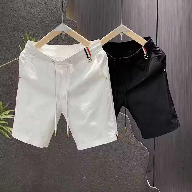 High-Quality Knight--European Light Luxury Shorts for Men, One-Piece Drop Shipping