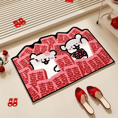 Avtomobil döşəmə paspasları – to Clean Entry Floor Mat - happy-mahjong-cong-4060cm-diatom-mud-second-generation