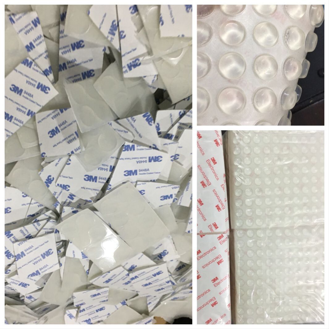 现货供应各种规硌白色硅胶角垫 自贴橡胶角垫 隔热硅胶垫