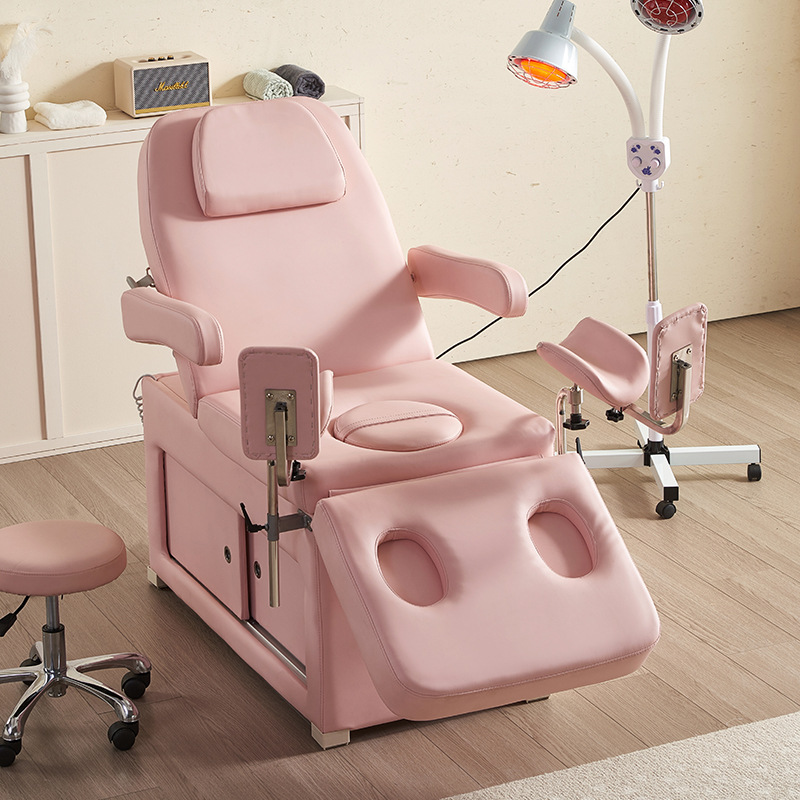 Cama de examen ginecológico atención privada aborto elevación eléctrica cama de belleza confinamiento multifuncional operación ambulatoria cama de lavado